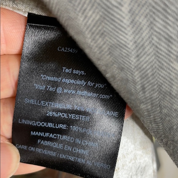 Ted Baker herringbone blazer NWOT - Picture 14 of 16